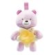 Oso de peluche Chicco toys Good Night Bear Rosa con luz y melodías.