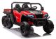 Vehículo eléctrico infantil 6 ruedas 4x4 XB-1038A Lean Cars rojo, vista frontal