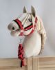 Halter A3 con pelo negro y correa para Hobby Horse My Sweet Baby