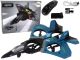 Avión de Combate R/C Azul Oscuro para Niños