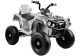 Vehículo eléctrico Quad BDM0906 con ruedas Pumped - Blanco