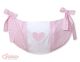 Bolsa de Juguetes My Sweet Baby - Corazones Rosa Cuadrados