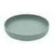 Plato de Silicona Kikkaboo Platinum Sage para Bebés
