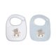Set de 2 baberos de rizo Dreamy Flight Azul Kikkaboo
