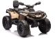 Quad Eléctrico Infantil 4x4 Khaki 24V con Luces y USB