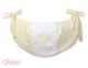 Bolsa de Juguetes My Sweet Baby - Hearts Cream 60x30 cm