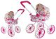 Carrito de Muñecas Retro con Ruedas Grandes y Flores