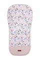 Colchoneta Universal para Carrito Reversible Velvet Twigs Rosa – Acolchada y Lavable
