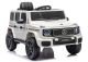 Coche eléctrico infantil Mercedes G 4x4 blanco Lean Cars con tracción total, vista frontal