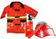 Disfraz de bombero con accesorios de Lean toys