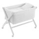 Minicuna de madera estructura tijera Unic crudo blanco 55x87x74 cm