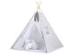 Tipi para Niños My Sweet Baby con Plumas Decorativas - Chevron Gris