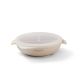 Plato de silicona con ventosa y tapa Babyono - Beige