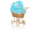 Cochecito de Muñecas My Sweet Baby con Ropa Turquesa Natalia