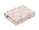 Sábana Bajera Algodón Beige Estampada Sensillo 60x120 cm