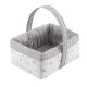 Cesta Canastilla 22.5x29x29 Cm Ardi Gris - Cambrass