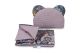 Set Waffle Sensillo - Manta y Almohada para Bebé Boho Rosa