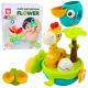 Juguete de baño interactivo con jirafa y ventosas coloridas