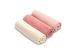 Pañales Muselina Rosa Sensillo - Pack de 3 Unidades