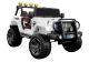 Coche eléctrico 4x4 WXE-1688 blanco con diseño moderno.