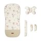 Set Deluxe Silla Paseo Muselina Oca y Ratón Cojín