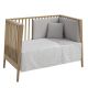 Jgo 2 Pcs.colcha I-v. Cuna 60 Ardi Gris 60x120x3 Cm - Cambrass
