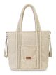 Bolso Bouclé Clásico en beige de Sensillo con textura suave y elegante