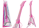 Guitarra Eléctrica para Niños con Luces y Melodías Rosa