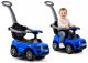 Correpasillos infantil evolutivo Lean Cars 3 en 1 azul con asa parental, vista frontal