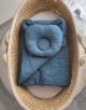Juego de Cuna Muselina 2 Piezas My Sweet Baby - Azul Pastel