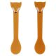 Cucharas de Silicona 2-Pack Mr. Fox Trixie para Bebés