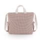Bolso maternal Pack Taylor Cambrass color rosa vichy, vista frontal