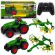 Tractor agrícola RC con rastrillo y luces LED de Lean toys