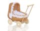 Carrito de Muñecas My Sweet Baby de Mimbre Natural