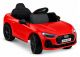 Coche eléctrico Audi A5L HL788 rojo con detalles de diseño moderno.