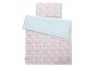 Juego de Cuna My Sweet Baby - Ropa de Cuna con Hojas Beige