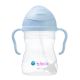 Botella B.box con pajita color bubblegum, ideal para niños.