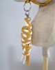 Tether My Sweet Baby para Caballo de Juguete - Blanco y Amarillo