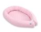 2-in-1- Baby Nest Quilted - Snake Pillow Bumper - Pink