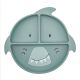 Plato compartimentado de silicona con ventosa Trixie - Mr. Shark