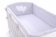 Protector de Cuna XXL My Sweet Baby - Hearts Grey