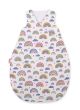 Cotton Sleeping Bag For Children, Size M, 3-12 Months, Tog 2.5, All-season - Rainbow