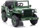 Coche Batería JH-103 Verde Ejército 4x4