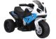 Moto eléctrica infantil BMW S1000RR triciclo azul Lean Cars, vista frontal