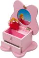 Joyero musical Mariposa Rosa