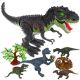 Kit dinosaurio interactivo T-Rex + Ranura , con efectos de Luz y Sonido