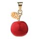 Llamador de ángeles manzana roja
