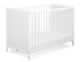 Cuna de Madera Blanca Matteo 120x60 cm – 3 Alturas, Barrotes Extraíbles - imagen 2