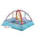 Gimnasio para Bebés con piscina de bolas Blue Animals