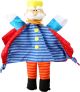 Marioneta Rey , madera y tela